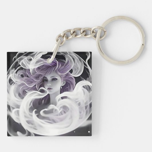 Lady Smoke Sleutelhanger (Achterkant)