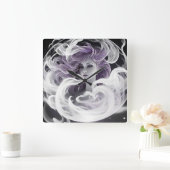 Lady Smoke Vierkante Klok (Huis)