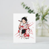 Lady Snow Blood Briefkaart (Staand voorkant)