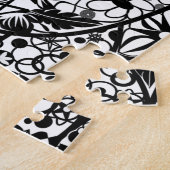 Lady Spring Puzzle - Flowers Hair Girl - Schildere Legpuzzel (Zijkant)