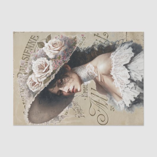 Lady Spring Tissuepapier (Voorkant)