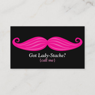Lady-Stache Bizcard Visitekaartje