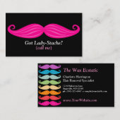 Lady-Stache Bizcard Visitekaartje (Voorkant / Achterkant)