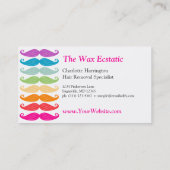 Lady-Stache Bizcard Visitekaartje (Achterkant)