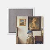 Lady stand at the Virginal, c.1672-73 Magneet (Voorkant / Achterkant)