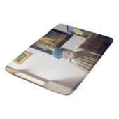 Lady Standing bij een Virginal, Johannes Vermeer Badmat (Gekanteld)