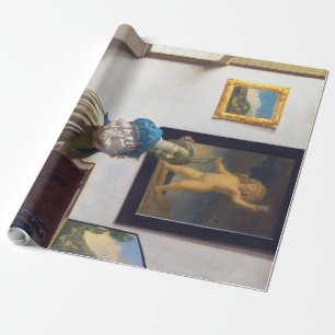 Lady Standing bij een Virginal, Johannes Vermeer Cadeaupapier