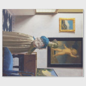 Lady Standing bij een Virginal, Johannes Vermeer Cadeaupapier (Vlak)