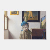 Lady Standing bij een Virginal, Johannes Vermeer Deurmat (Voorkant)