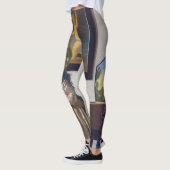 Lady Standing bij een Virginal, Johannes Vermeer Leggings (Links)