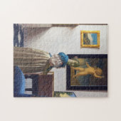 Lady Standing bij een Virginal, Johannes Vermeer Legpuzzel (Horizontaal)