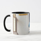 Lady Standing bij een Virginal, Johannes Vermeer Mok (Links)