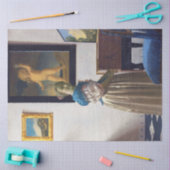 Lady Standing bij een Virginal, Johannes Vermeer Tissuepapier (Craft)