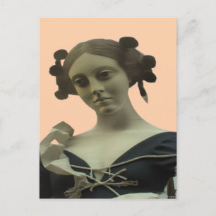 Lady Statue Briefkaart