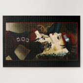 Lady Steampunk Victoriaans Rood Legpuzzel (Horizontaal)