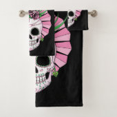 Lady Sugar Skull Bad Handdoek (Insitu)