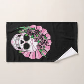 Lady Sugar Skull Bad Handdoek (Handdoek)