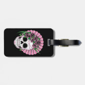 Lady Sugar Skull Bagagelabel (Achterkant horizontaal)