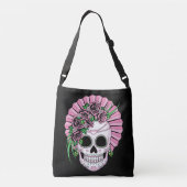 Lady Sugar Skull Crossbody Tas (Achterkant)