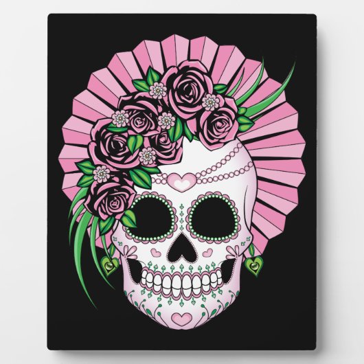 Lady Sugar Skull Fotoplaat (Voorkant)