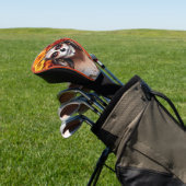 Lady Sugar Skull Golf Head Hoesje Golfheadcover (Insitu)