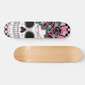 Lady Sugar Skull Persoonlijk Skateboard (Horizontaal)