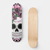 Lady Sugar Skull Persoonlijk Skateboard (Voorkant)