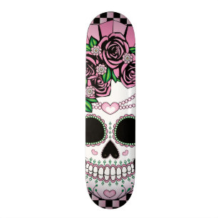 Lady Sugar Skull Persoonlijk Skateboard