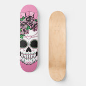 Lady Sugar Skull Persoonlijk Skateboard (Voorkant)