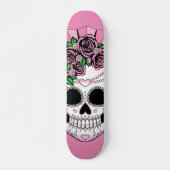 Lady Sugar Skull Skateboard (Voorkant)