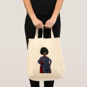 Lady Super Hero Tote Bag (Voorkant (product))