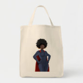 Lady Super Hero Tote Bag (Voorkant)