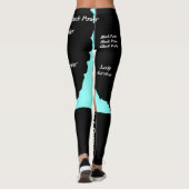Lady Survivor Black Power Legging voor vrouwen (Achterkant)