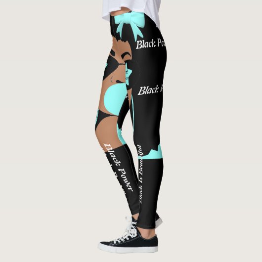 Lady Survivor Black Power Legging voor vrouwen (Links)