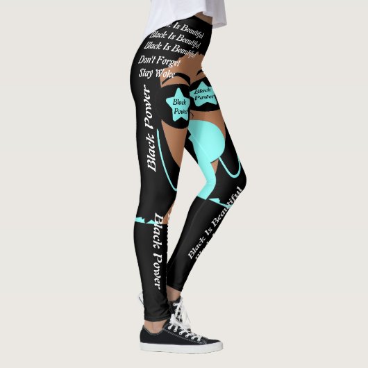 Lady Survivor Black Power Legging voor vrouwen (Rechts)