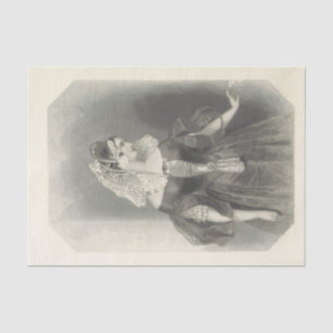 Lady Sylvia Black en White Tissue Paper Tissuepapier