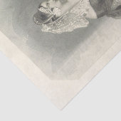  Lady Sylvia Black en White Tissue Paper Tissuepapier (Detail)