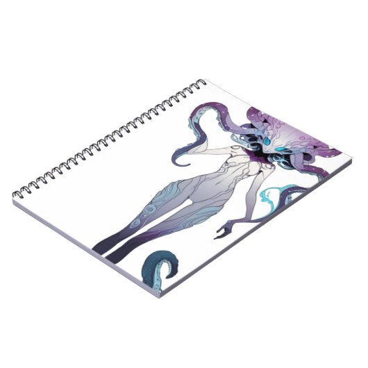 Lady tentakel notitieboek (Linkerzijde)