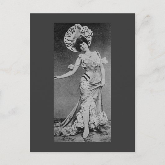 Lady Time Briefkaart (Voorkant)