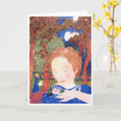 Lady Touching the Corsage, Maurice Denis Kaart (Gele Bloem)