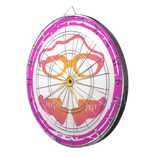 Lady Triathlon Dartbord (Voorkant Rechts)