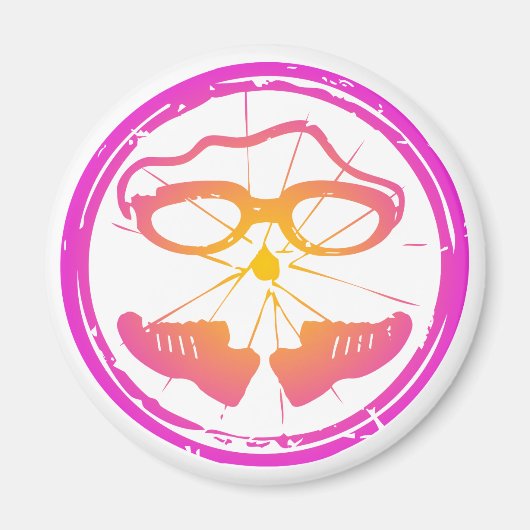 Lady Triathlon Magneet (Voorkant)