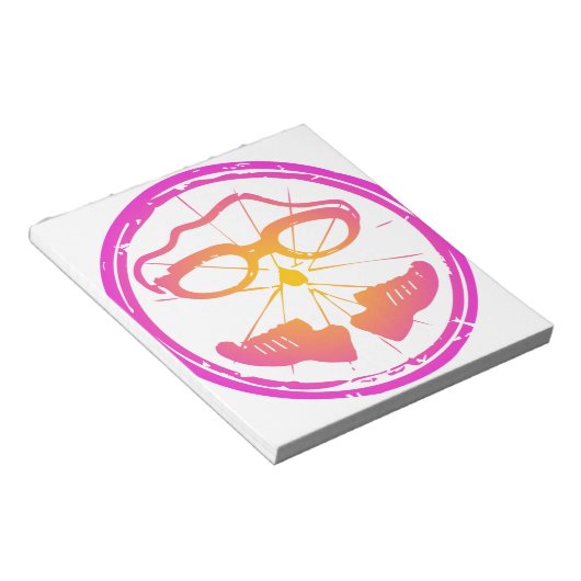 Lady Triathlon Notitieblok (Schuin)