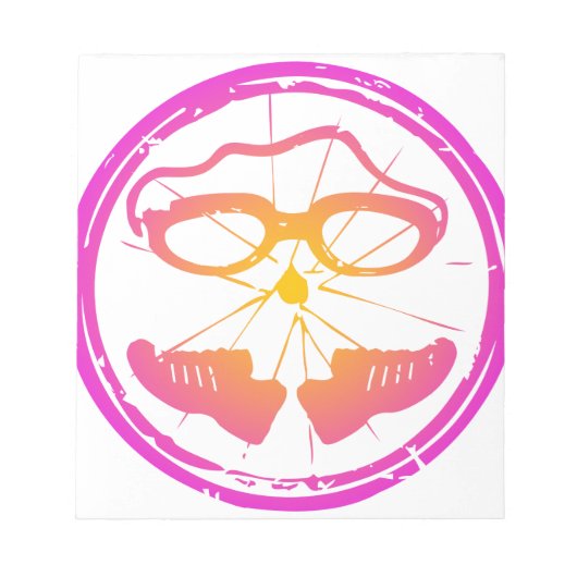 Lady Triathlon Notitieblok (Voorkant)