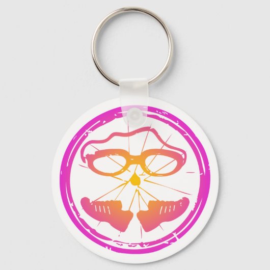 Lady Triathlon Sleutelhanger (Voorkant)
