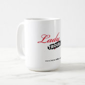 Lady Troubles Logo Mok (Voorkant links)