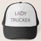 Lady Trucker USA Roze Pet (Voorkant)