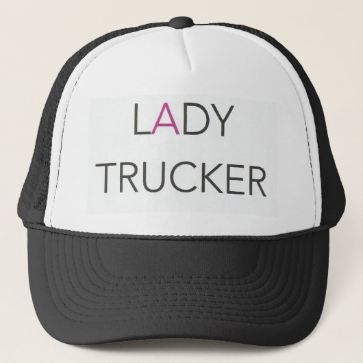 Lady Trucker USA Roze Pet (Voorkant)