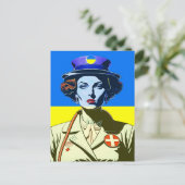 Lady Ukraine Briefkaart (Staand voorkant)