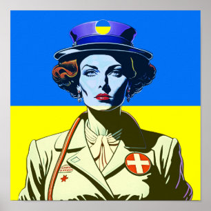 Lady Ukraine Poster